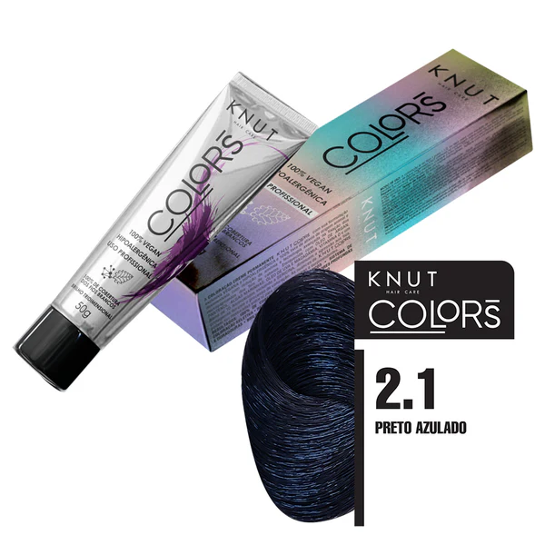 Knut Colors 50g - Preto Azulado 2.1