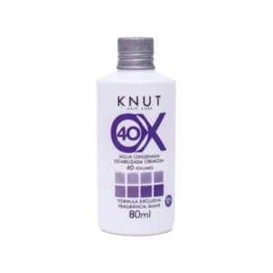 Água Oxigenada Estabilizada Cremosa Knut 40 volumes (12%) 80ml