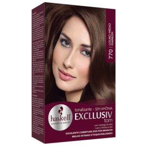 Tonalizante Excllusiv Tom Haskell 770 - Louro Médio Marrom