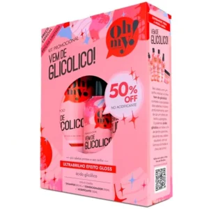 Kit Oh My! Vem De Glicólico Shampoo + Condicionador 300ml + Acidificante