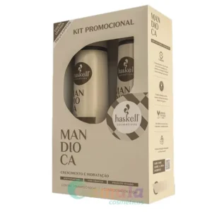 Kit Haskell Mandioca Shampoo e Condicionador 500ml
