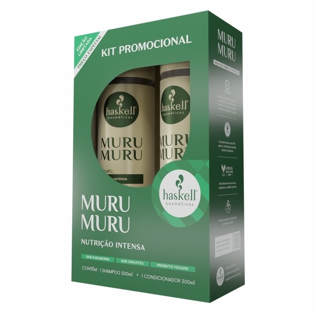 Kit Haskell Murumuru Shampoo e Condicionador 300ml