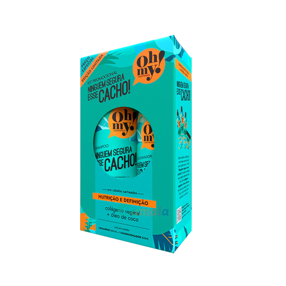 Kit Oh My! Ninguém Segura Esse Cacho! Shampoo 500ml + Condicionador 300ml