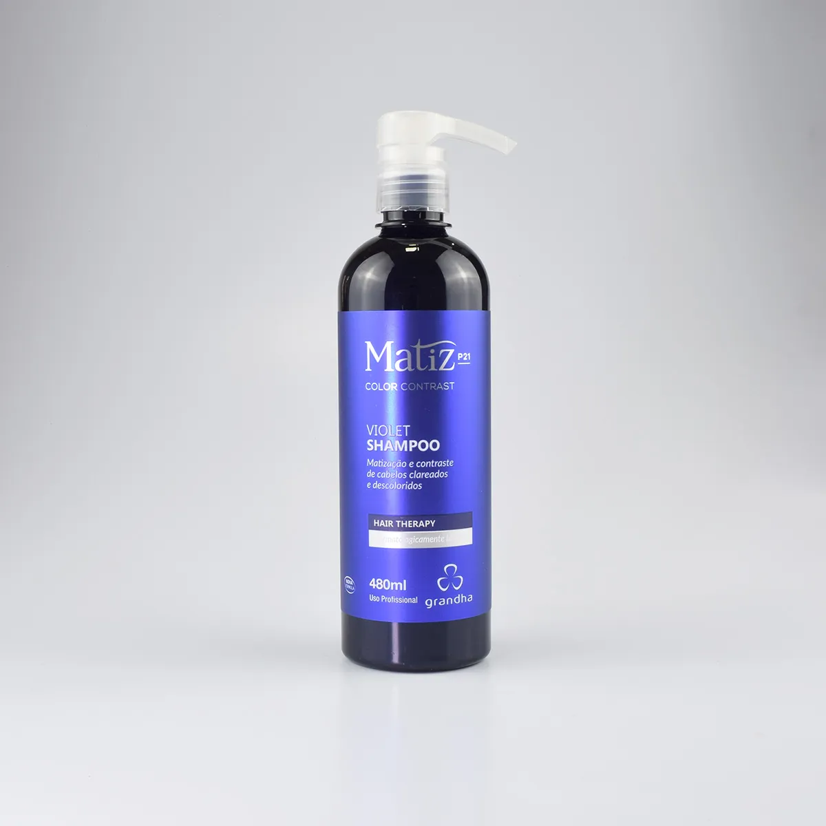 Matiz P21 - Violet Shampoo Matizador para Cabelos Clareados e Descoloridos 480 ml